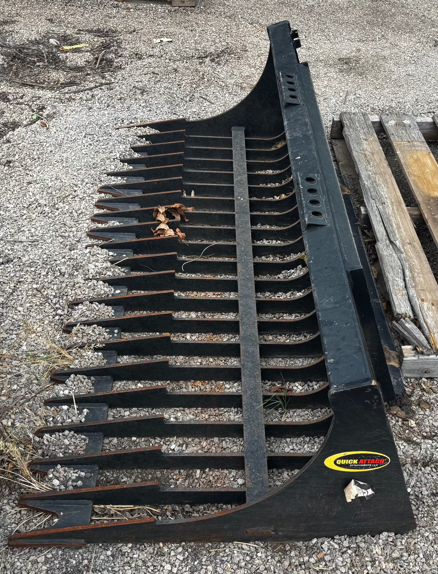 Quick Attach 72" Rock Bucket