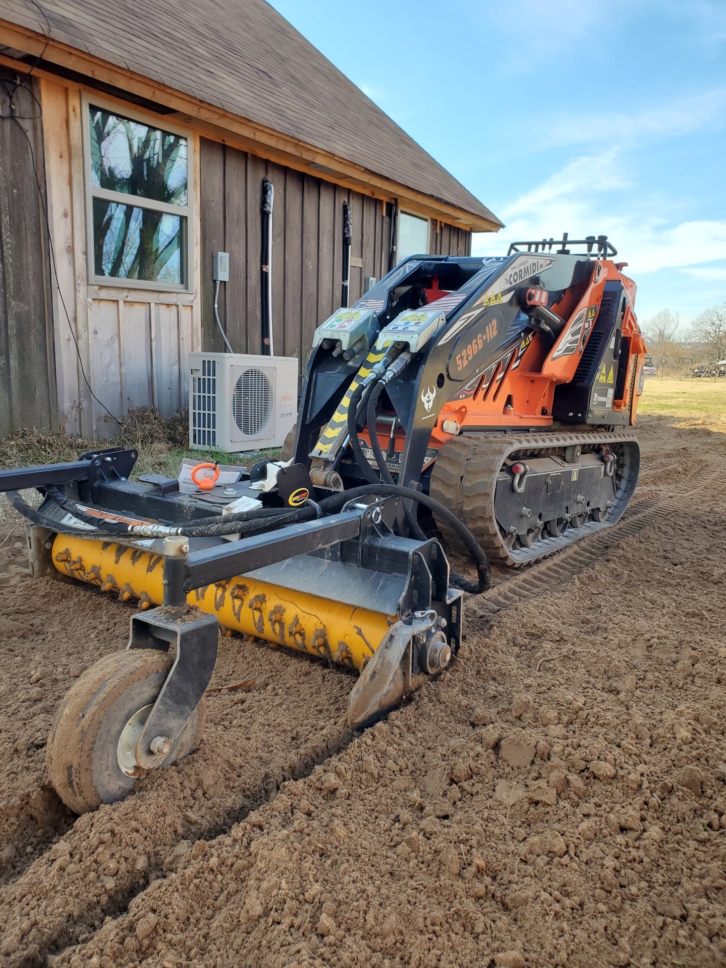 Cormidi C1200 Spec 2 Mini Skid Steer w/ 25 HP Kubota Dingo Style