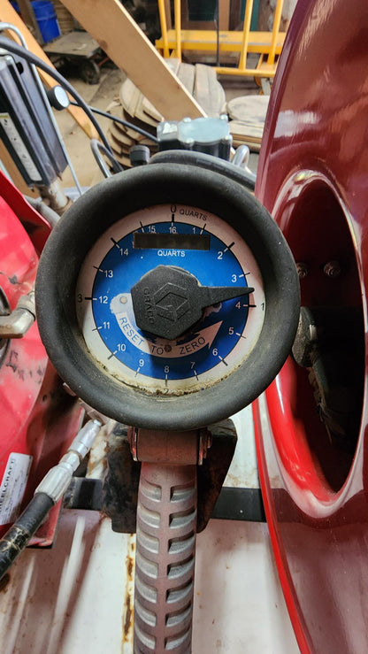 Skid Mounted Portable Lube Tank / System 100 gallon / pneumatic