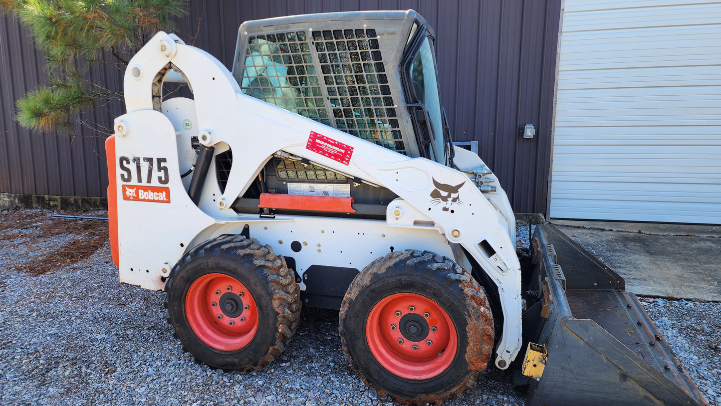 Bobcat S175 Skid Steer Loader w/ Cab & Heat - 452 hours