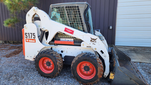 Bobcat S175 Skid Steer Loader w/ Cab & Heat - 452 hours