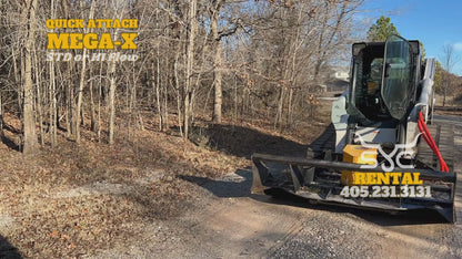 Quick Attach 72" Hi-Flow Mega-X Brush Cutter / Shredder